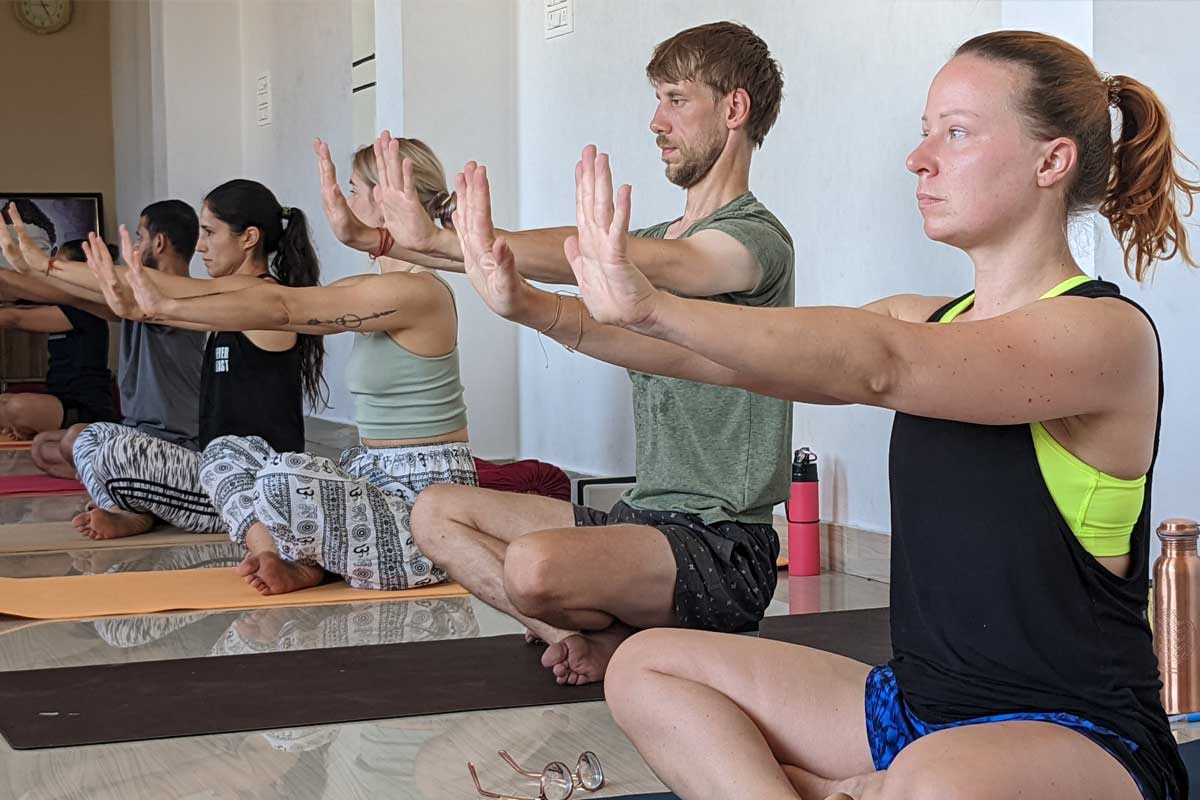 200-hour yoga teacher training in Rishikesh poster